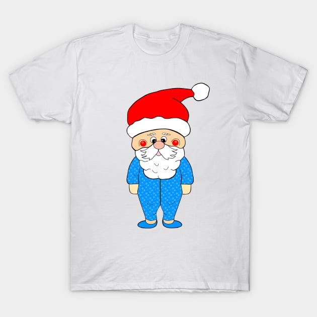 FUNNY Santa Claus Pajamas T-Shirt by SartorisArt1